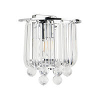 NÁSTĚNNÁ LAMPY Alnwick - chromová, kov/plast (22/24/15cm) - lux.pro