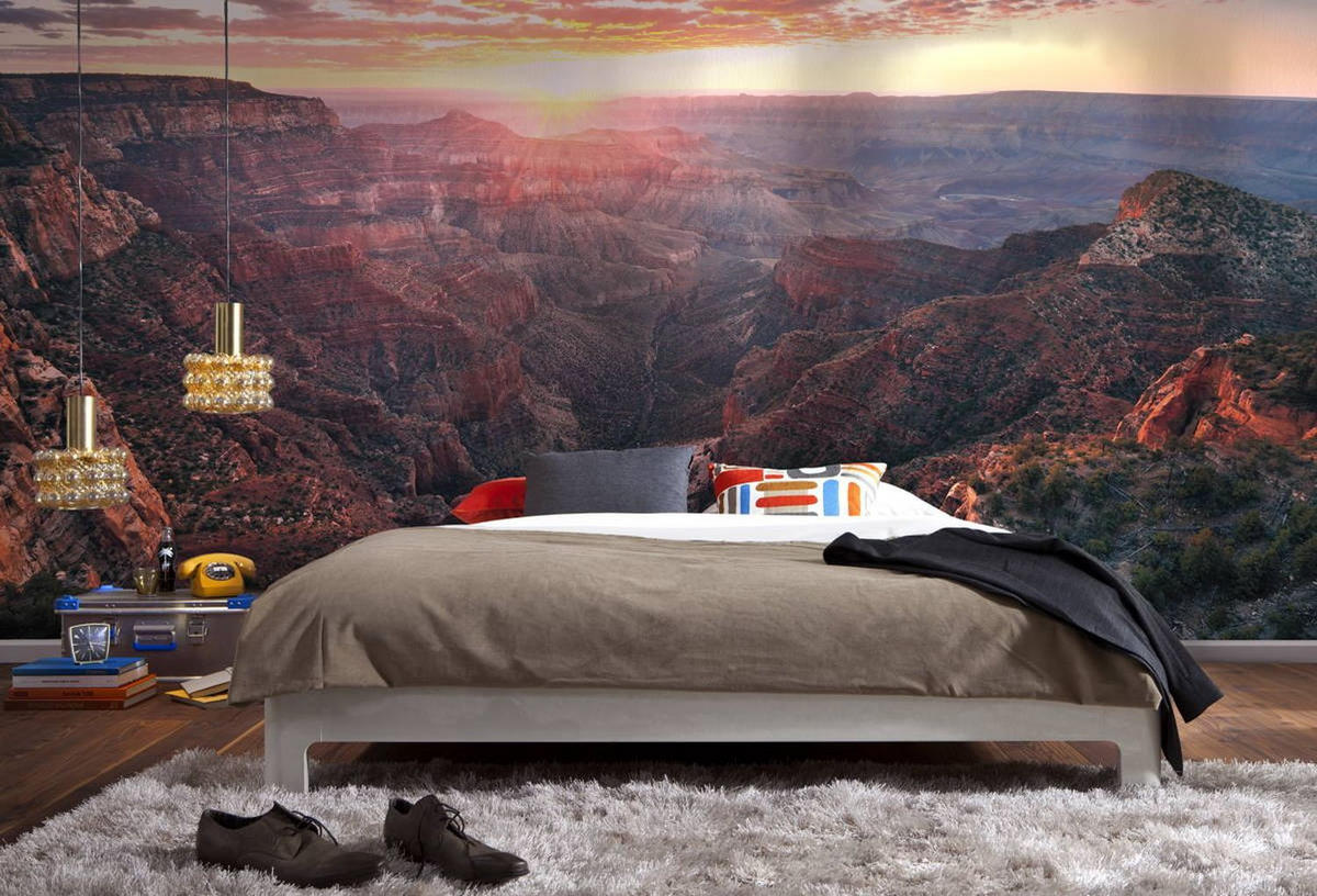 FOTOTAPETE Grand Canyon 400 x 250 cm - Braun, Papier (400/250cm) - Sanders & Sanders