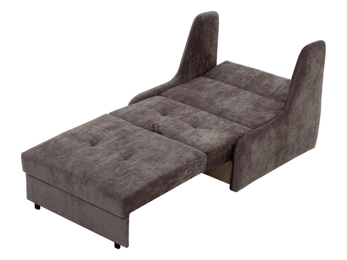 SCHLAFSESSEL Viva Elite I - Creme/Schwarz, Holz/Metall (96/85/98cm) - MIRJAN24