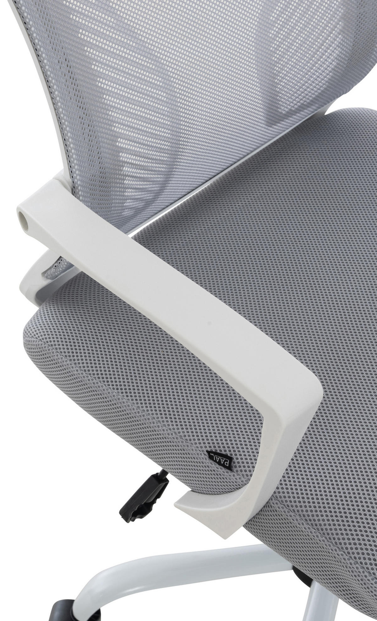 BÜROSTUHL Trail One mit atmungsaktivem Netzbezug, Hellgrau - Hellgrau, Textil/Metall (59/104/56cm) - TPFLiving