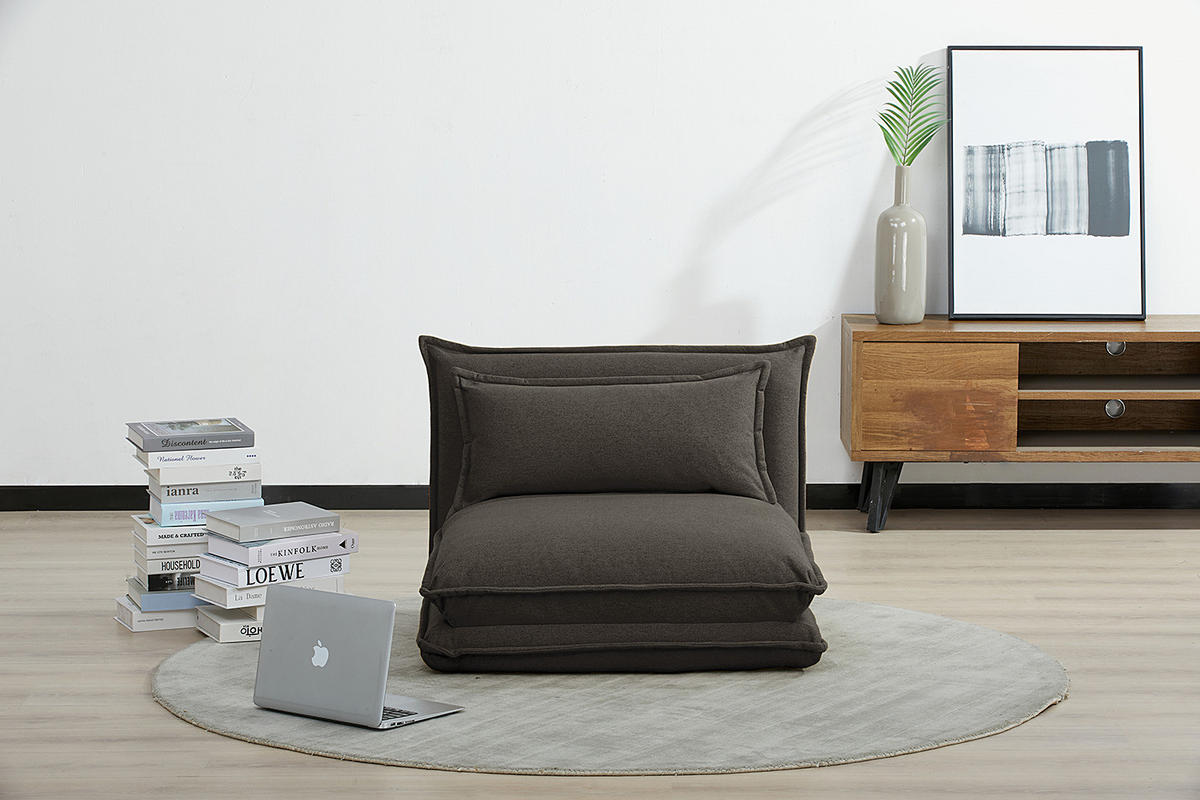 SCHLAFSESSEL - Anthrazit, Textil (78/56/74cm) - home24