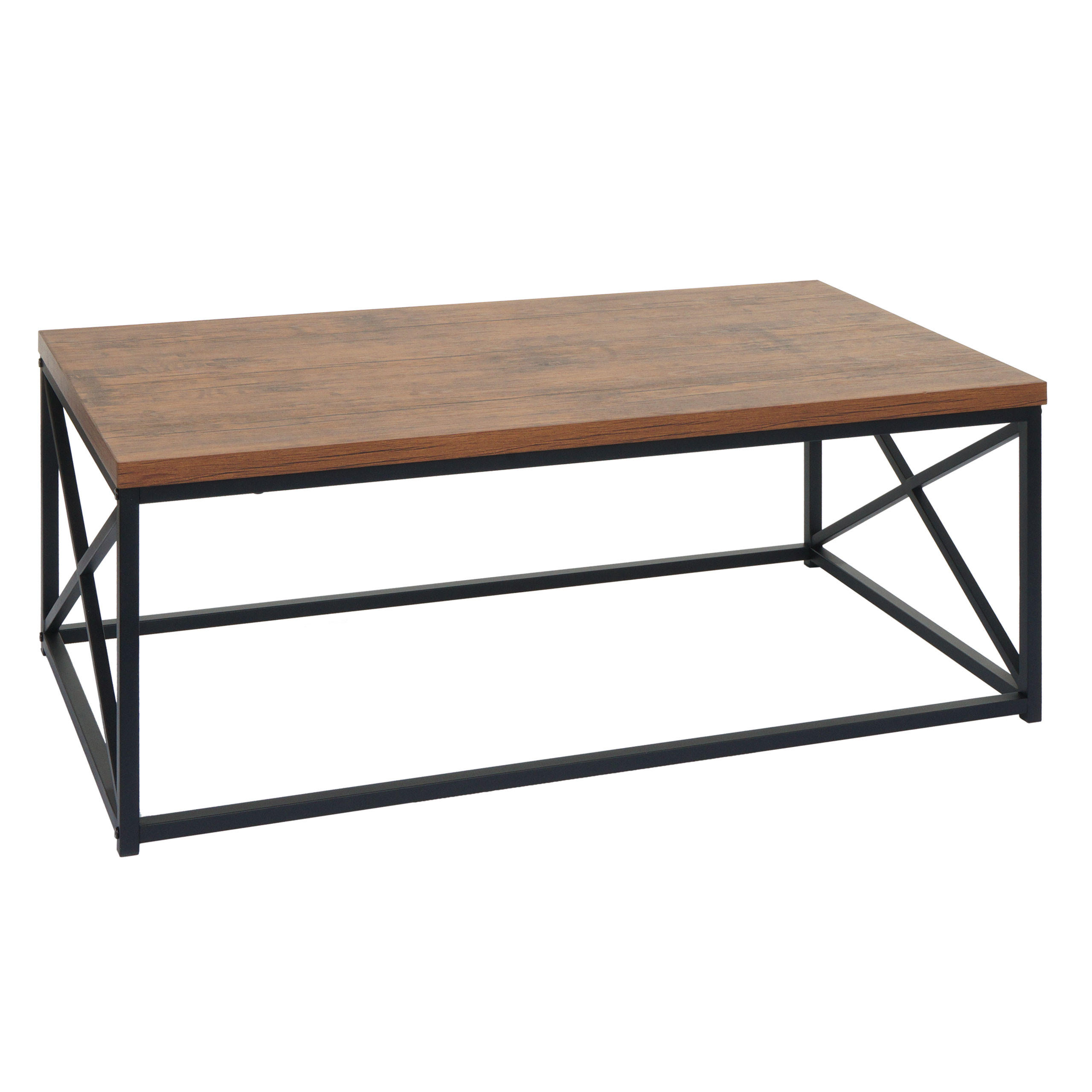 MCW COUCHTISCH Braun 110cm × 60cm × 44cm