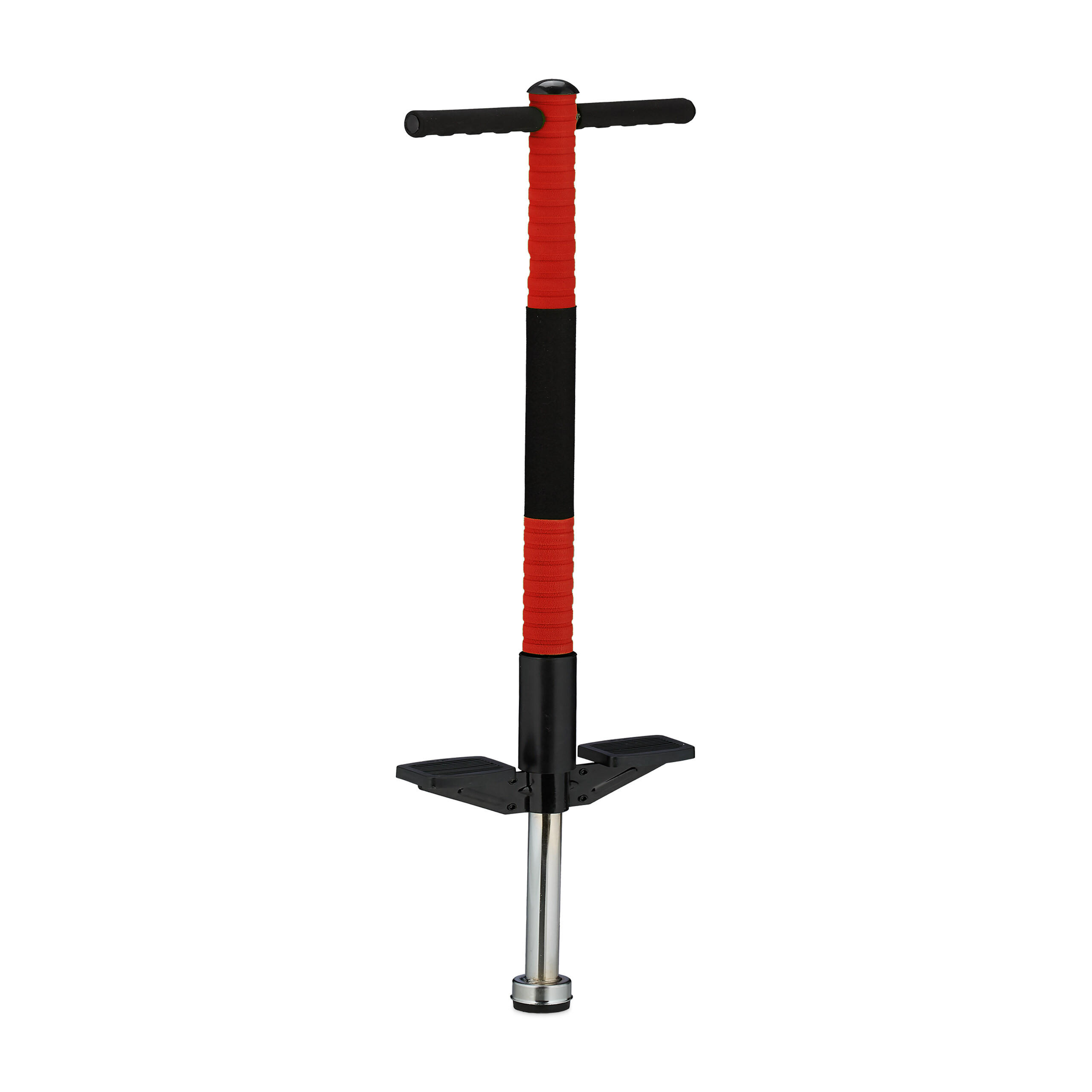 POGO-STICK - Rot, Kunststoff/Textil (24/6cm) - Relaxdays