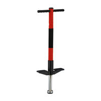 POGO-STICK - Rot, Kunststoff/Textil (24/6cm) - Relaxdays