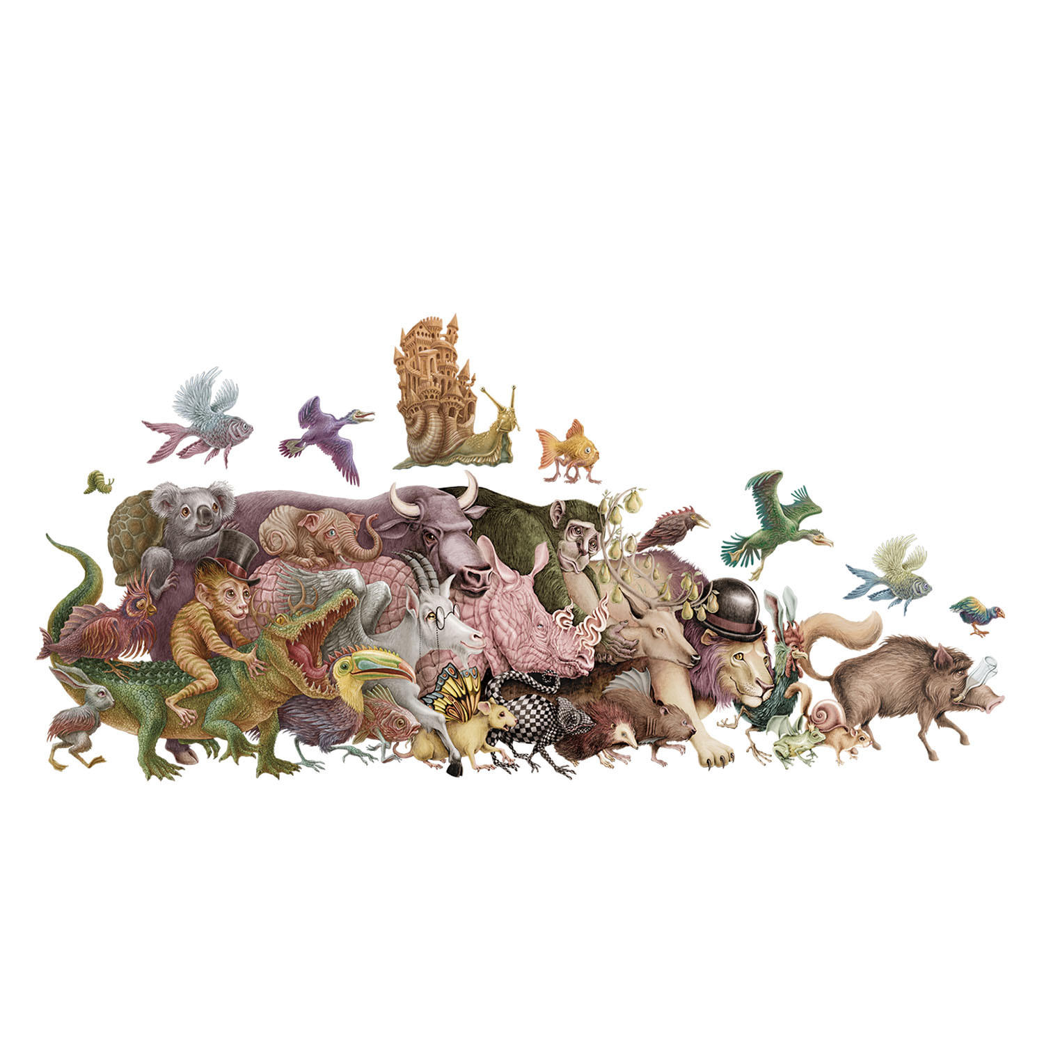 Wallfluent Wandaufkleber Mehrfarbig 80x138x0.1 cm