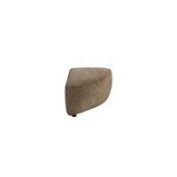 SOFA ELEMENT Hunter Rund Ecken Rechts Moss/ Grün - Braun/Grün, Textil (60/38/100cm) - Zuiver