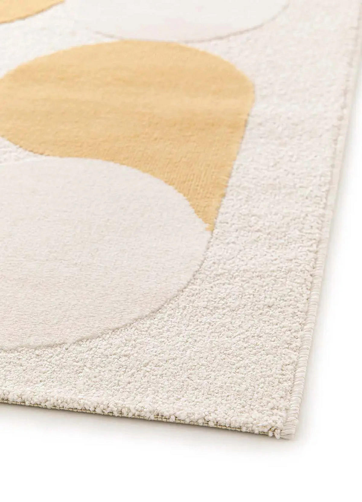 KURZFLORTEPPICH Mehrfarbig Flashy 120/170 cm - Pink/Dunkelgelb, Naturmaterialien/Textil (120/170cm) - Atticgo