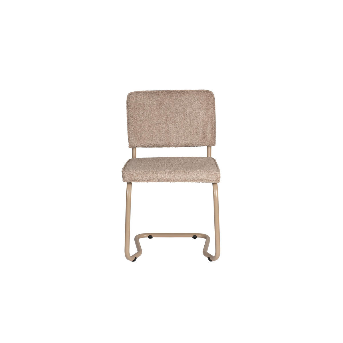 ESSZIMMERSTUHL Ridge Kink Soft Beige - 2 er Set - Beige, Textil (48/85/50cm) - Zuiver