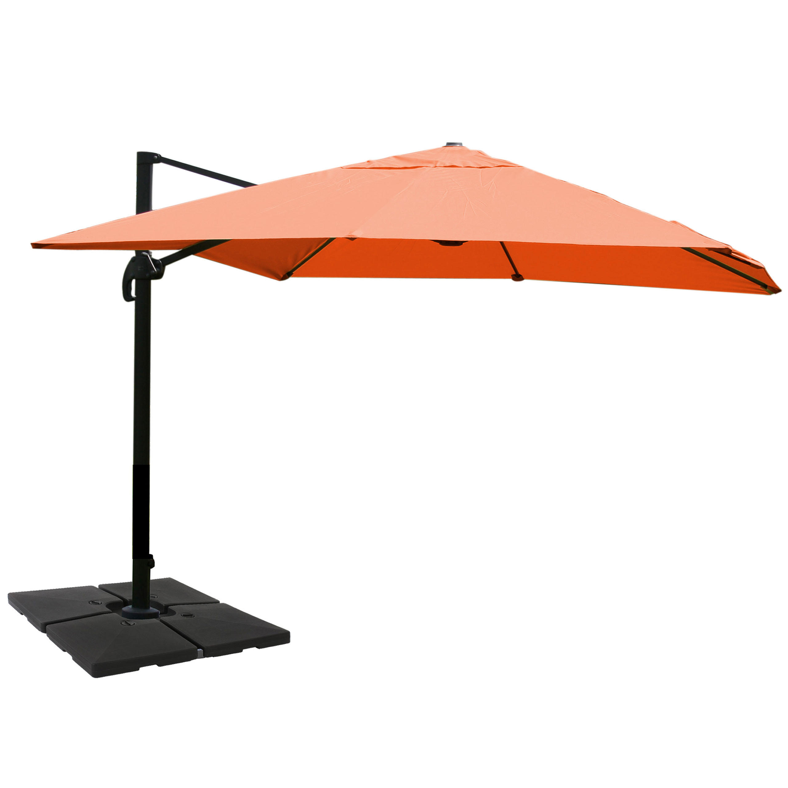 AMPELSCHIRM Orange 300/400 cm - Orange, Textil (400/300cm) - MCW