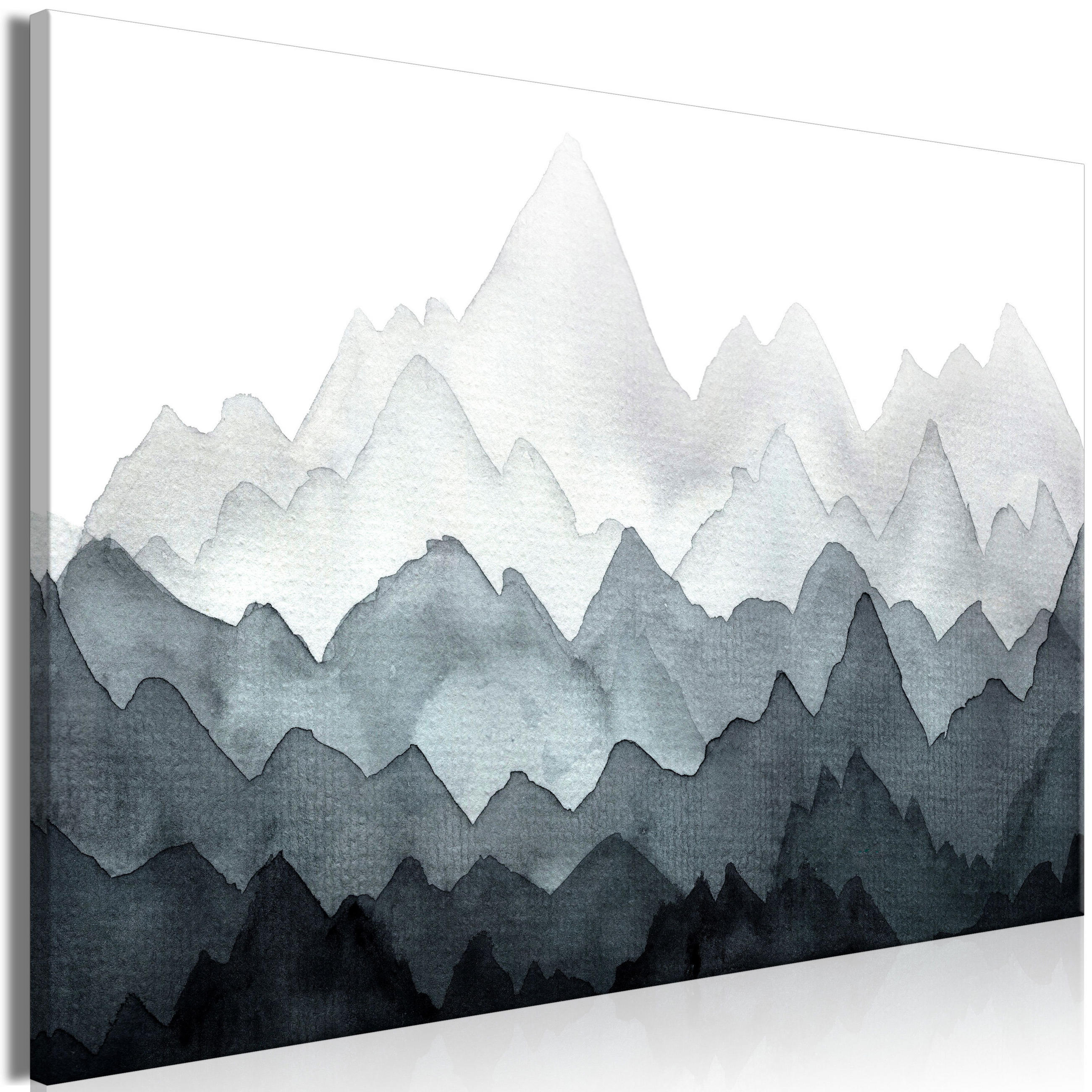 KUNSTDRUCK Schwarz-Weiß 90/60 cm - Schwarz, Textil (90/60cm) - KUNSTLOFT