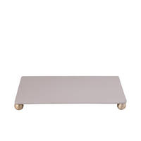 SCHALE Uchizi Beige 49/29.5/4cm - Beige, Metall (4cm) - PTMD Collection