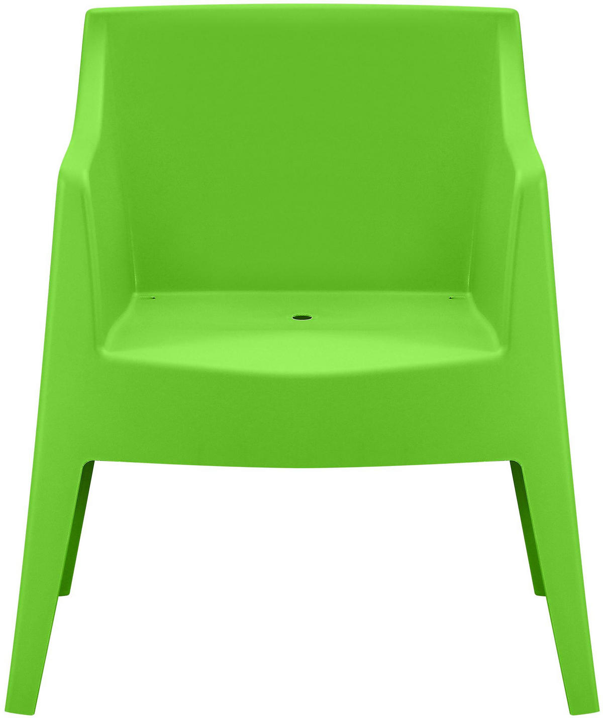 GARTENSTUHL Henri 4er Set 73x57x78cm Kunststoff Grün Stapelstuhl - Grün, Kunststoff (73/78/57cm) - DELUKE