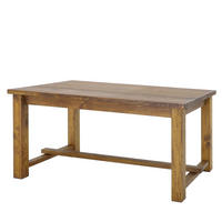 ESSTISCH aus Massivholz 180 cm Rustyk 3 - Dunkelbraun, Holz (180/90/78cm) - Seart