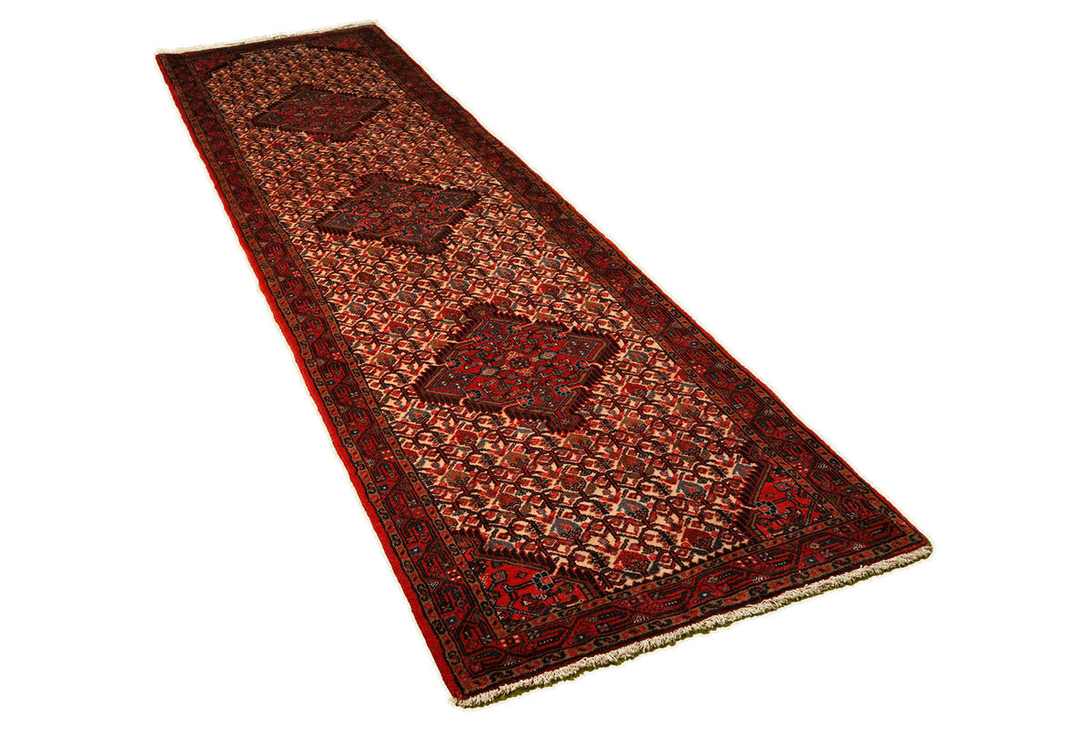 TEPPICH Assadabad Mehrfarbig 301/83 cm Schurwolle - Multicolor, Textil (83/301cm) - Looma