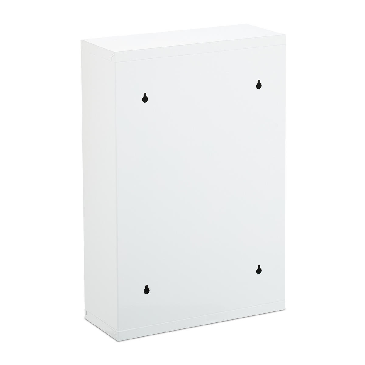 MEDIZINSCHRANK - Weiß, Metall (30/45/12cm) - Relaxdays