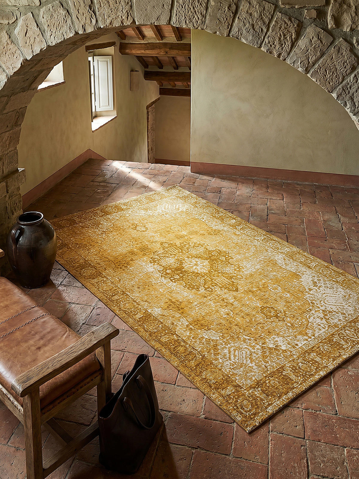 TEPPICH COQUET 120/170 cm - Gelb, Textil (170/120cm) - KADIMA DESIGN