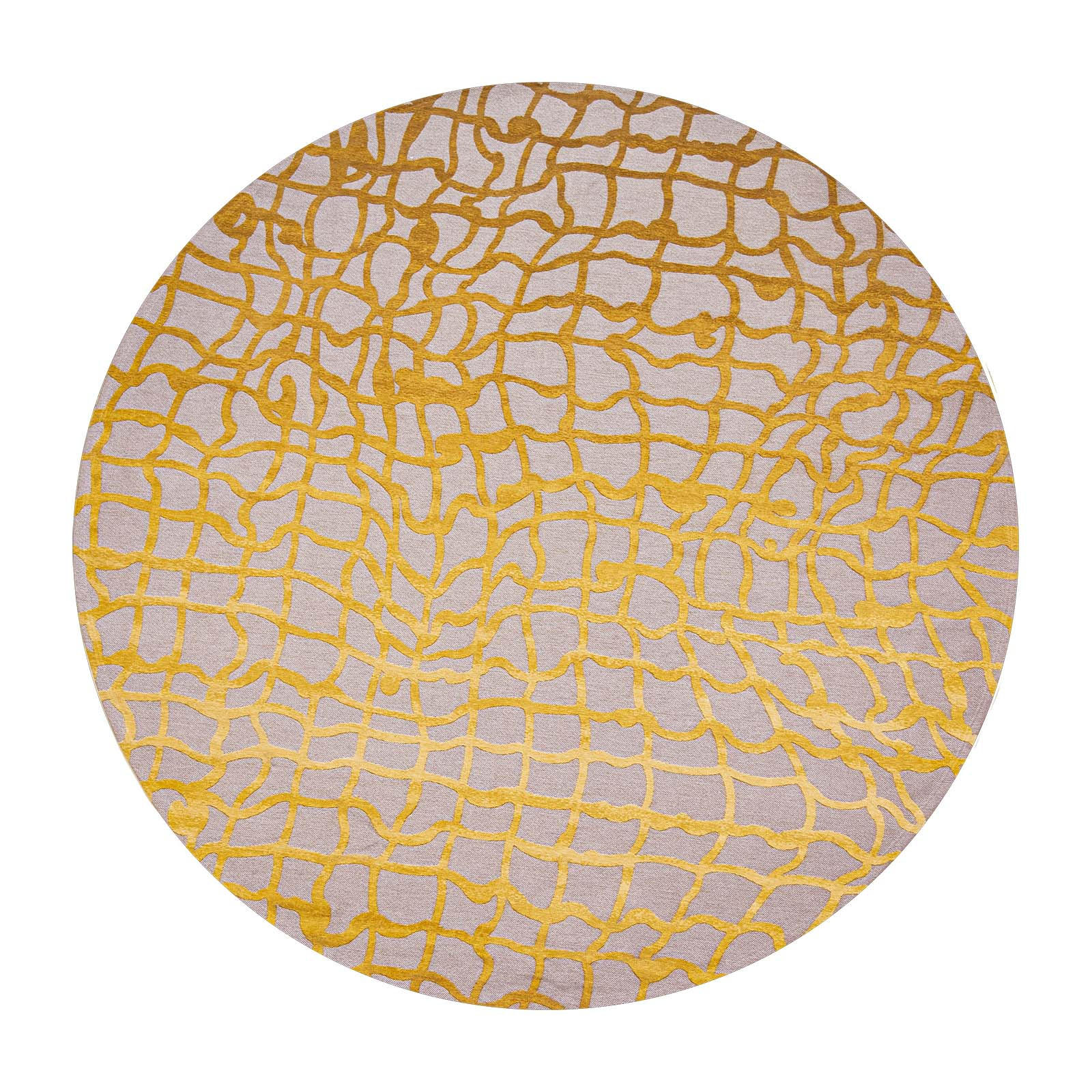 Novatrend Teppich Gelb 240x240 cm