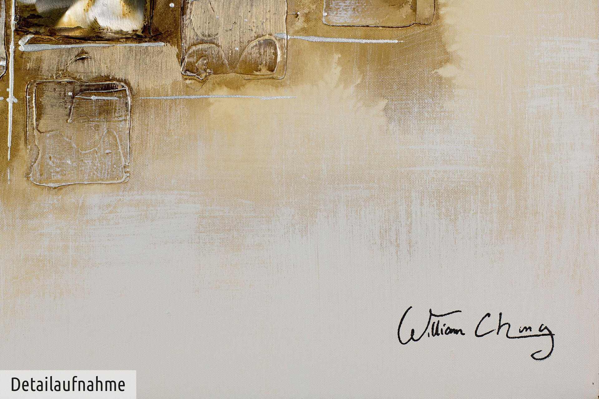 ACRYLBILD HANDGEMALT 120/60 cm - Beige/Braun, Holz/Textil (120/60cm) - KUNSTLOFT