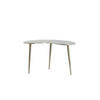 BEISTELLTISCH Linos Silber 67/49/41 cm - Silberfarben, Metall (67/49/41cm) - Light & Living