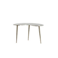 BEISTELLTISCH Linos Silber 67/49/41 cm - Silberfarben, Metall (67/49/41cm) - Light & Living