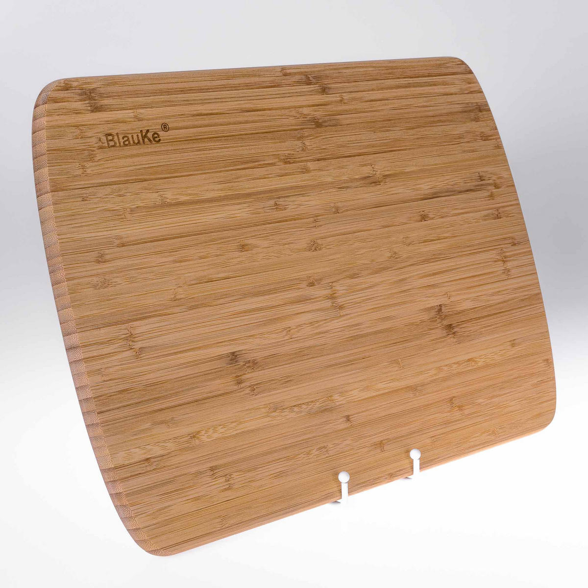 SCHNEIDEBRETT aus Holz mit Saftrille (45x31cm) - Beige, Holz (31.5/45.5cm) - BlauKe