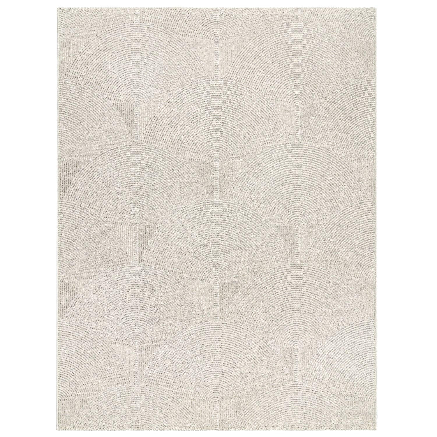 FLACHWEBETEPPICH Boho Creme 80 x 150 cm - Creme, Kunststoff (80/150cm) - TT Home