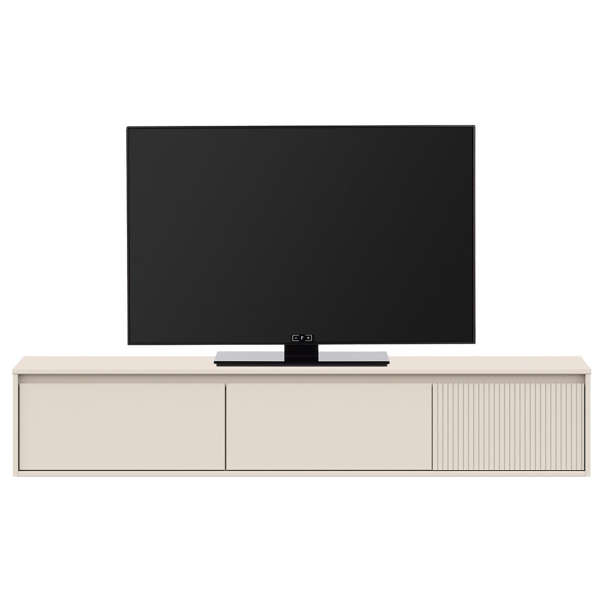 MASSIVES HÄNGE-LOWBOARD - Pinie / Kaschmir - Braun, Holz (180/34/42cm) - home24