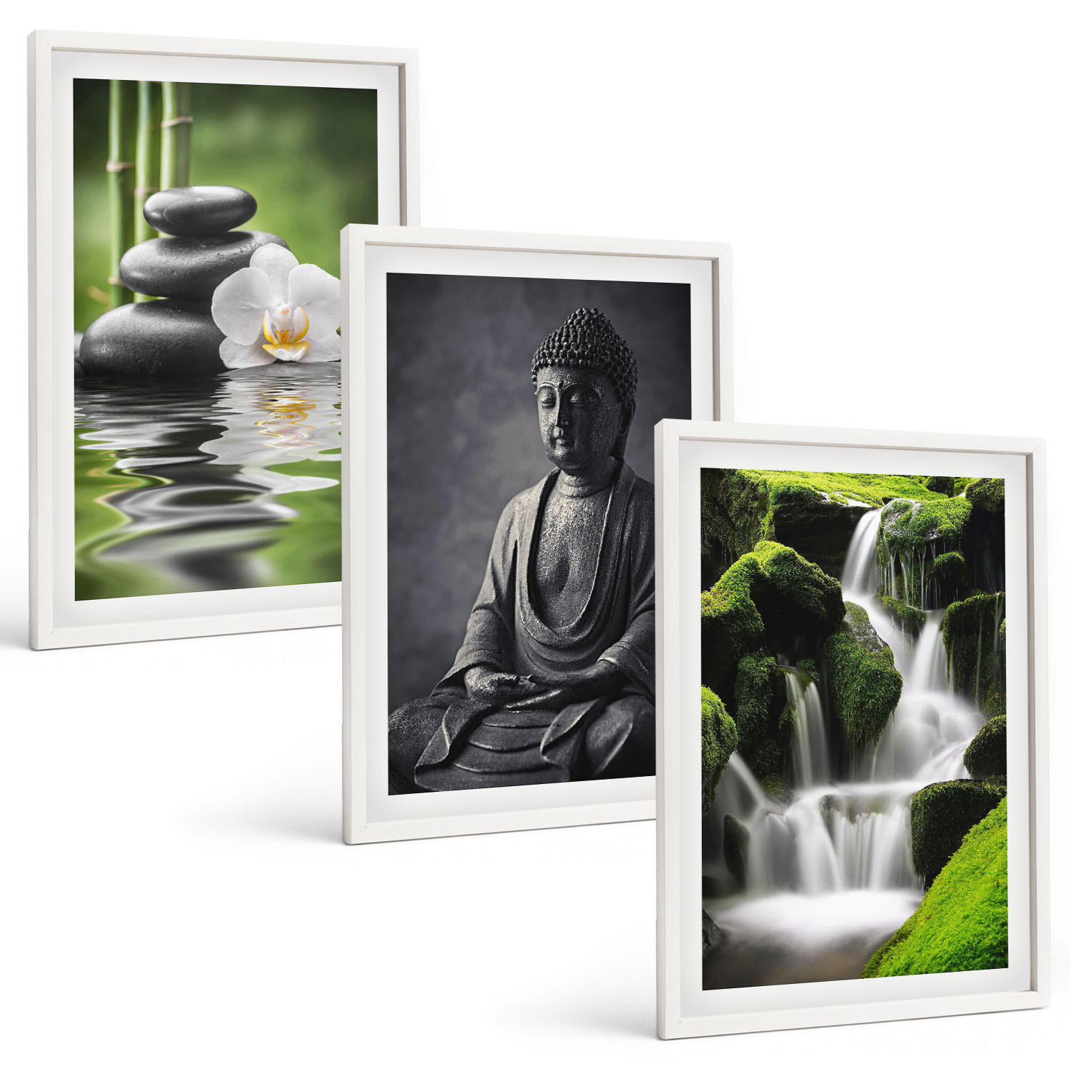 Tulup Bilder Weiß 40x60 cm