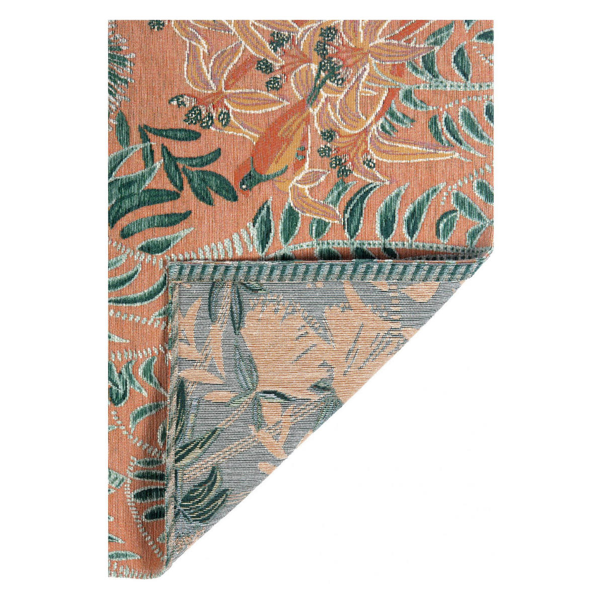 TEPPICH Nona pfirsich 67 x 200 x 1 cm - Rosa, Textil (67/200cm) - Vivaraise