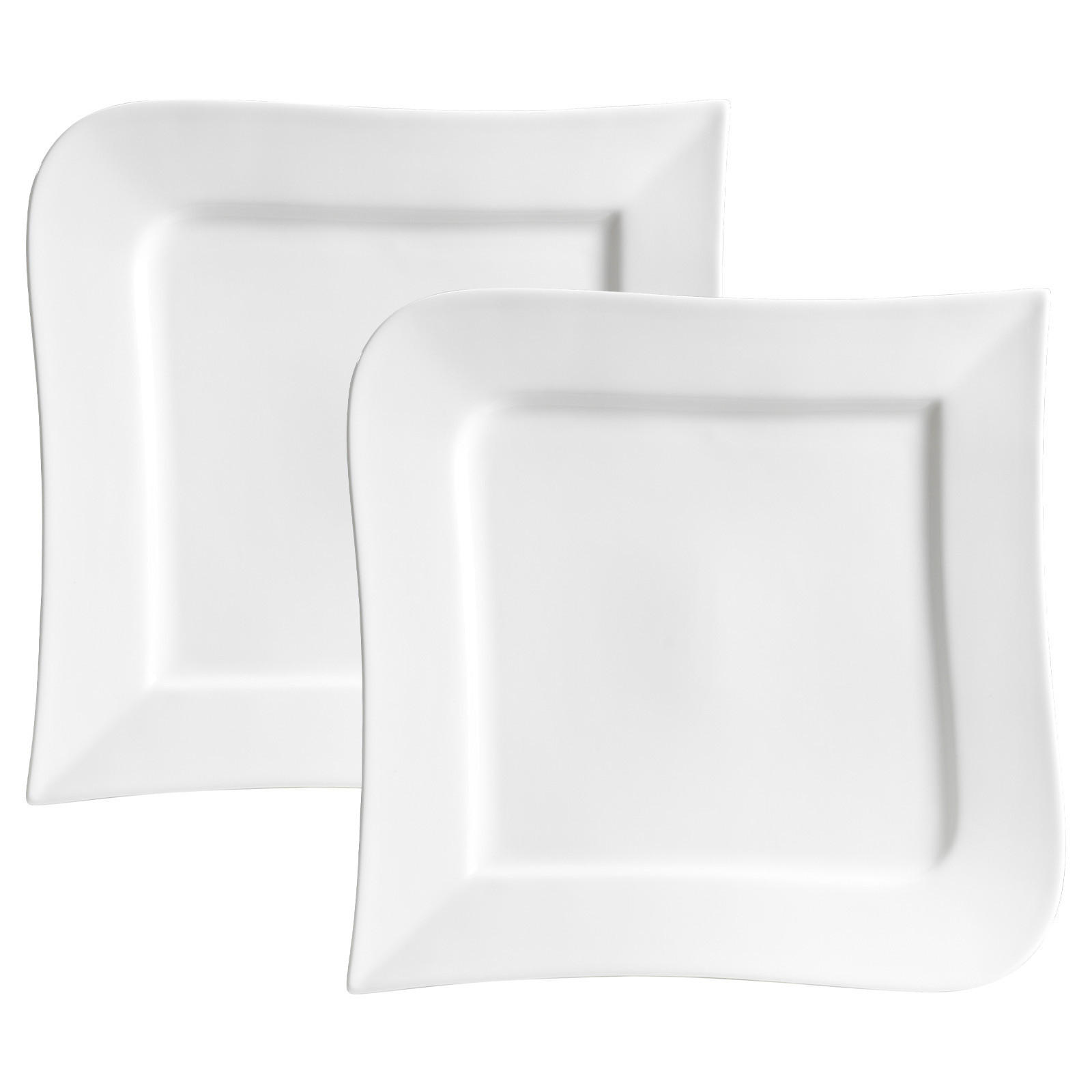 SERVIERPLATTEN Melodie weiß ø 33 cm 2er Set - Weiß, Keramik (33/3/33cm) - Ritzenhoff Breker