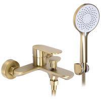 WANNENARMATUR Rea Drop Brush Gold - Goldfarben, Metall (15/10/19cm) - REA