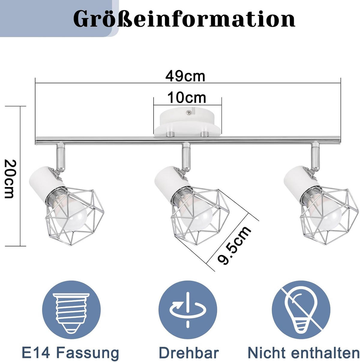 STRAHLER Myxphork 20/9.5/49 cm - Weiß, Metall (49/20/9.5cm) - ZMH