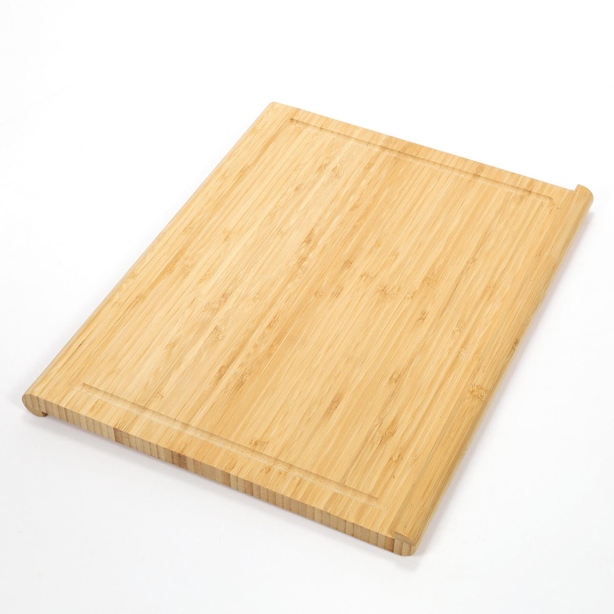 SCHNEIDEBRETT Hacken - Bambus Zimmerei 38/48/3 cm - Braun, Naturmaterialien (48/38cm) - ZELLER
