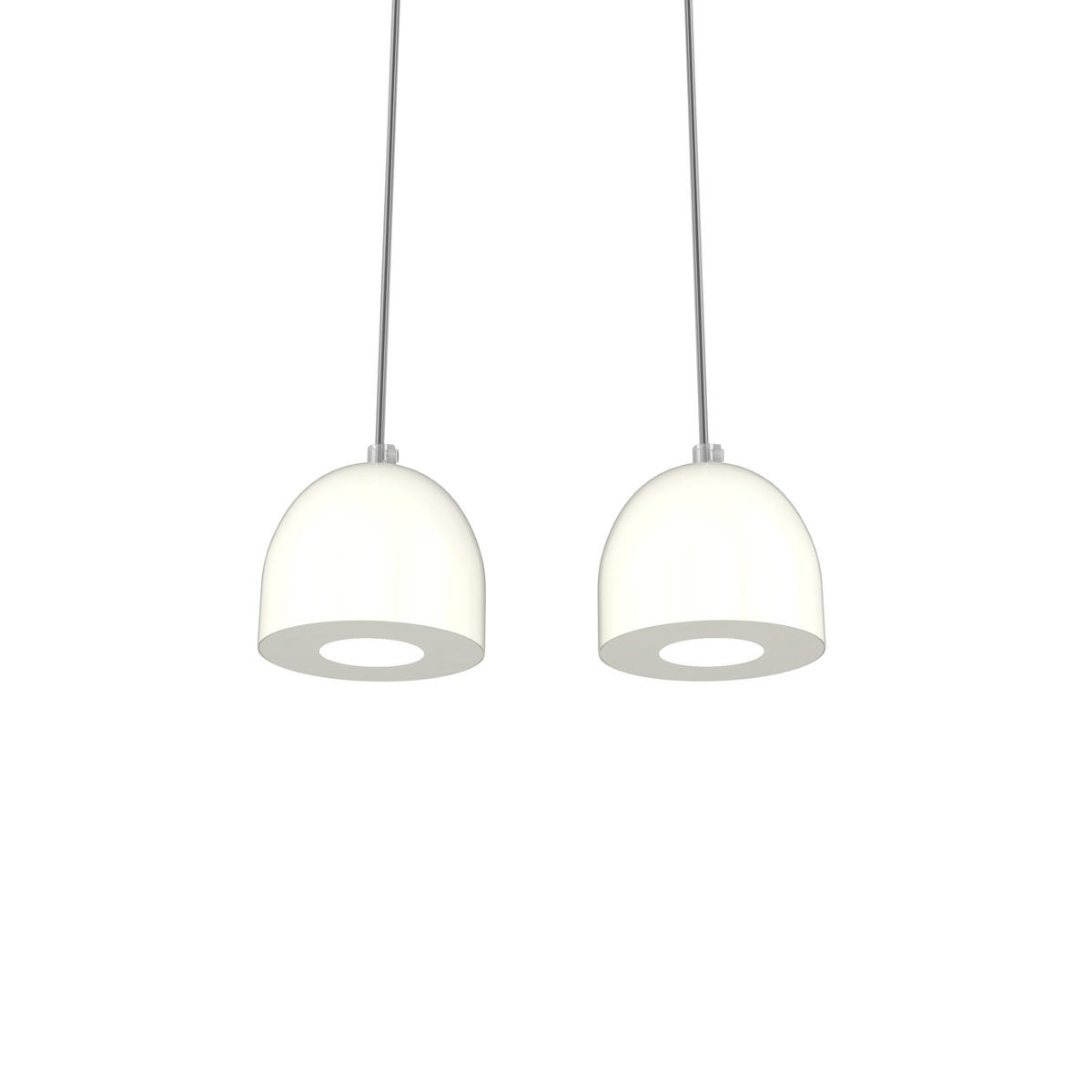 HÄNGELEUCHTE - Weiß, Metall (6.5/27/120cm) - Lumicom