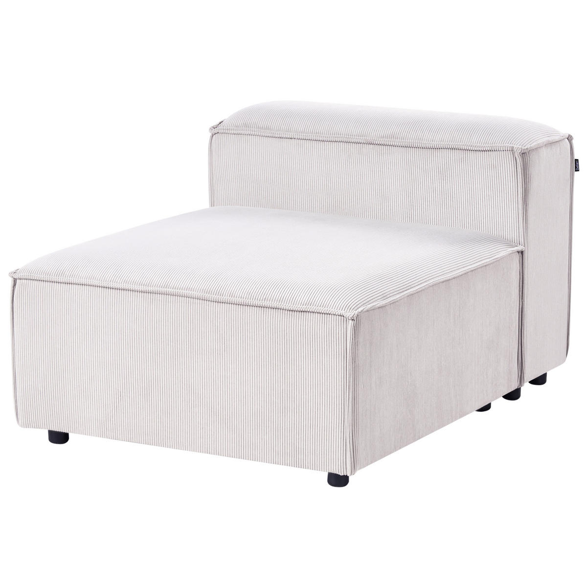 MODULÁRNÍ POHOVKA 3-místná Krémově bílá Manšestr Ardal - krémová, textil (328/68/120cm) - Beliani