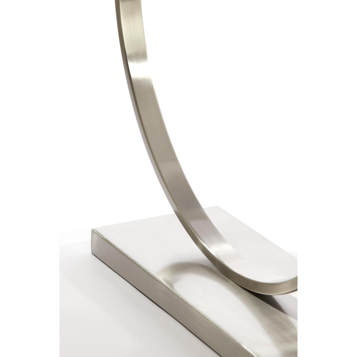 LAMPENFUSS Liva Silber 50/15/62 cm - Silberfarben, Metall (50/15/62cm) - Light & Living
