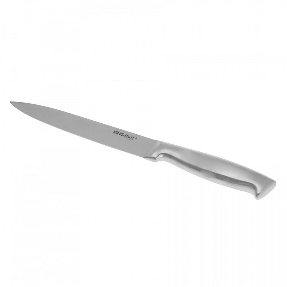 KÜCHENMESSER Silber 32/2/32 cm KH3434 - Silberfarben, Metall (32cm) - Kinghoff 