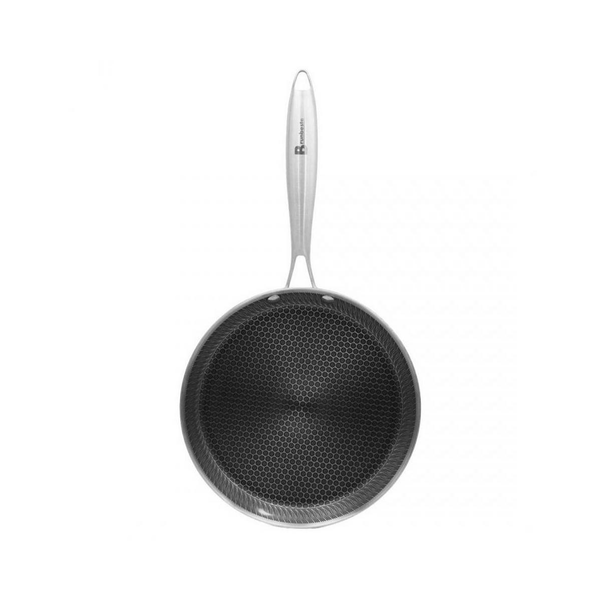 CRÊPEPFANNE Silber 48/28/2.2 cm 67596 - Silberfarben, Metall (28cm) - Brunbeste