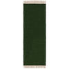 WOLLTEPPICH Liv Dunkelgrün 80x250 cm - Dunkelgrün, Textil (80/250cm) - benuta Pop