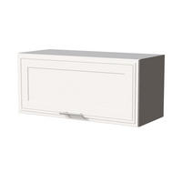 KLAPPHÄNGESCHRANK Salo W4B/80 Grau / Weiß Matt 80 / 32,5 / 36cm - mit Blum Aventos Klappenbeschlag - Weiß/Grau, Holz/Holzwerkstoff (80/36/32.5cm) - Feldmann-Wohnen