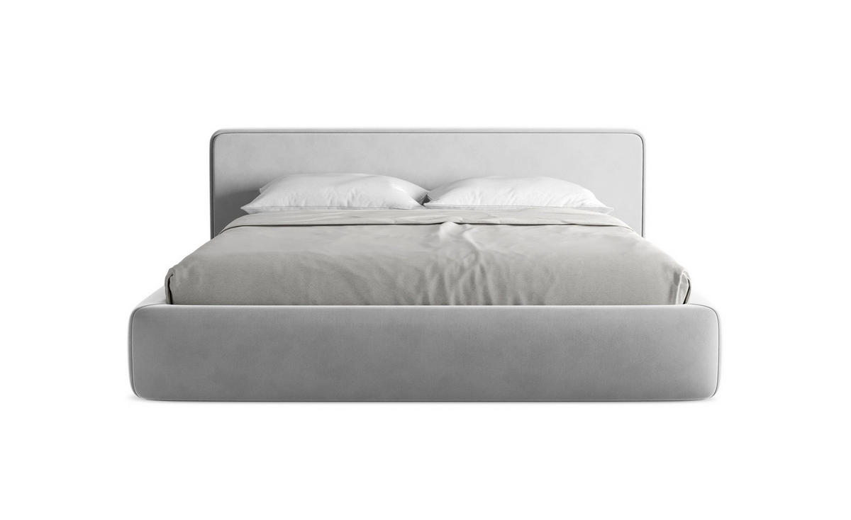 POLSTERBETT mit Bettkasten und Lattenrost 220x225 Grau - Schwarz/Grau, Kunststoff/Textil (180/200cm) - Makamii