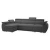 ECKSOFA Boston LCP, Seite: Links LCP+2R+1P(65) - Silberfarben/Grau, Holz/Textil (320/170cm) - MIRJAN24