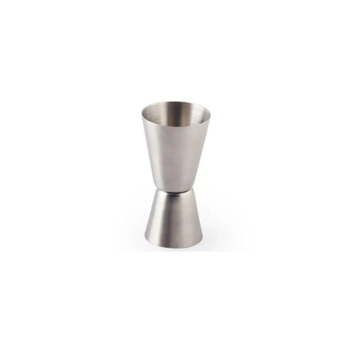JIGGER, Edelstahl, Cocktail Messbecher, 30/50ml - Silberfarben, Metall (4.2/8.8/4.2cm) - ich-zapfe