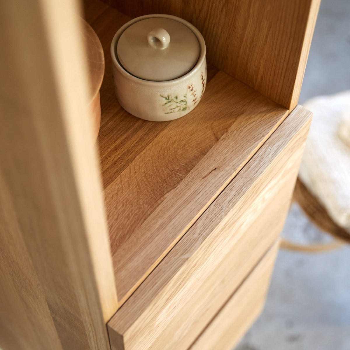 HOCHSCHRANK Nova Natur aus Eiche - Naturfarben, Holz (30/147/30cm) - Tikamoon