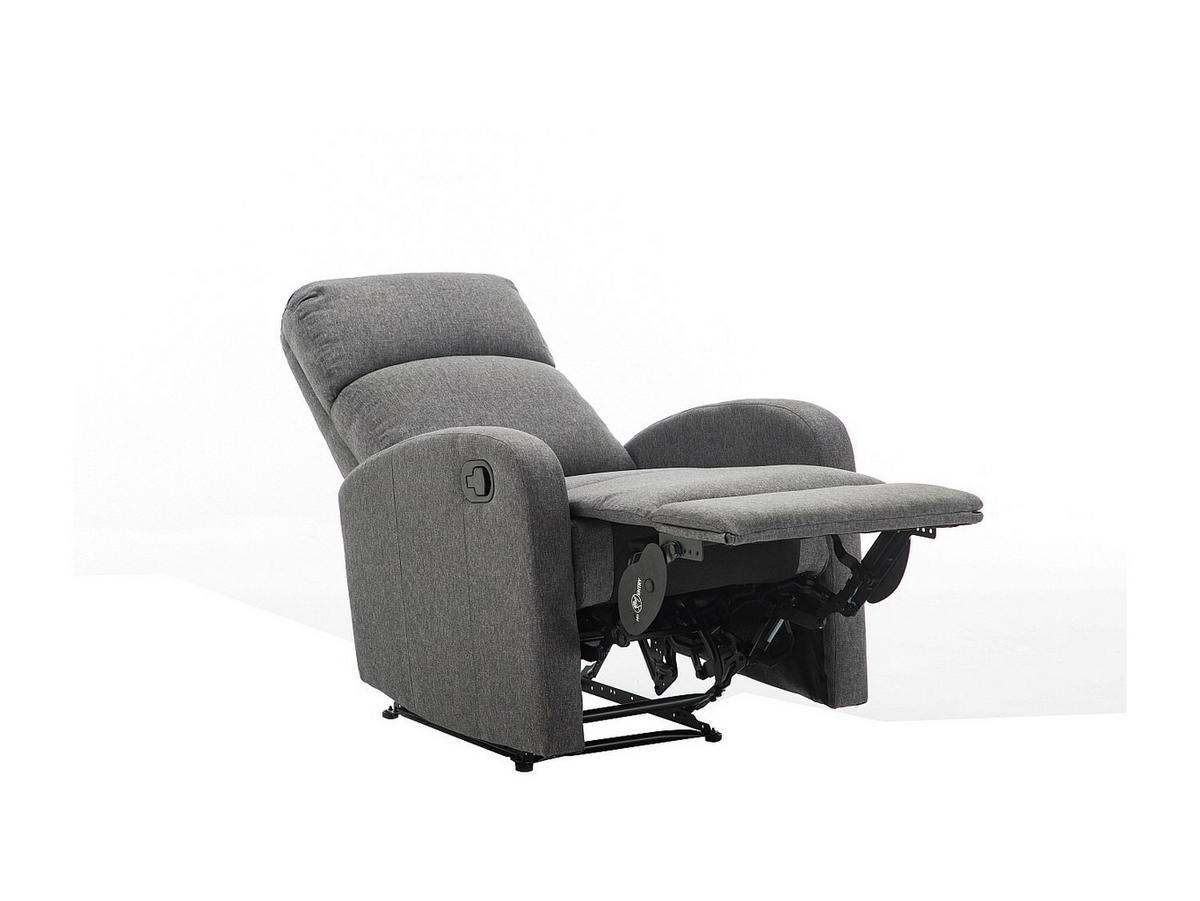 RELAXSESSEL Fernsehsessel - Stoff - Anthrazit - ISAO - Anthrazit, Textil (65/101/91cm) - Vente-Unique