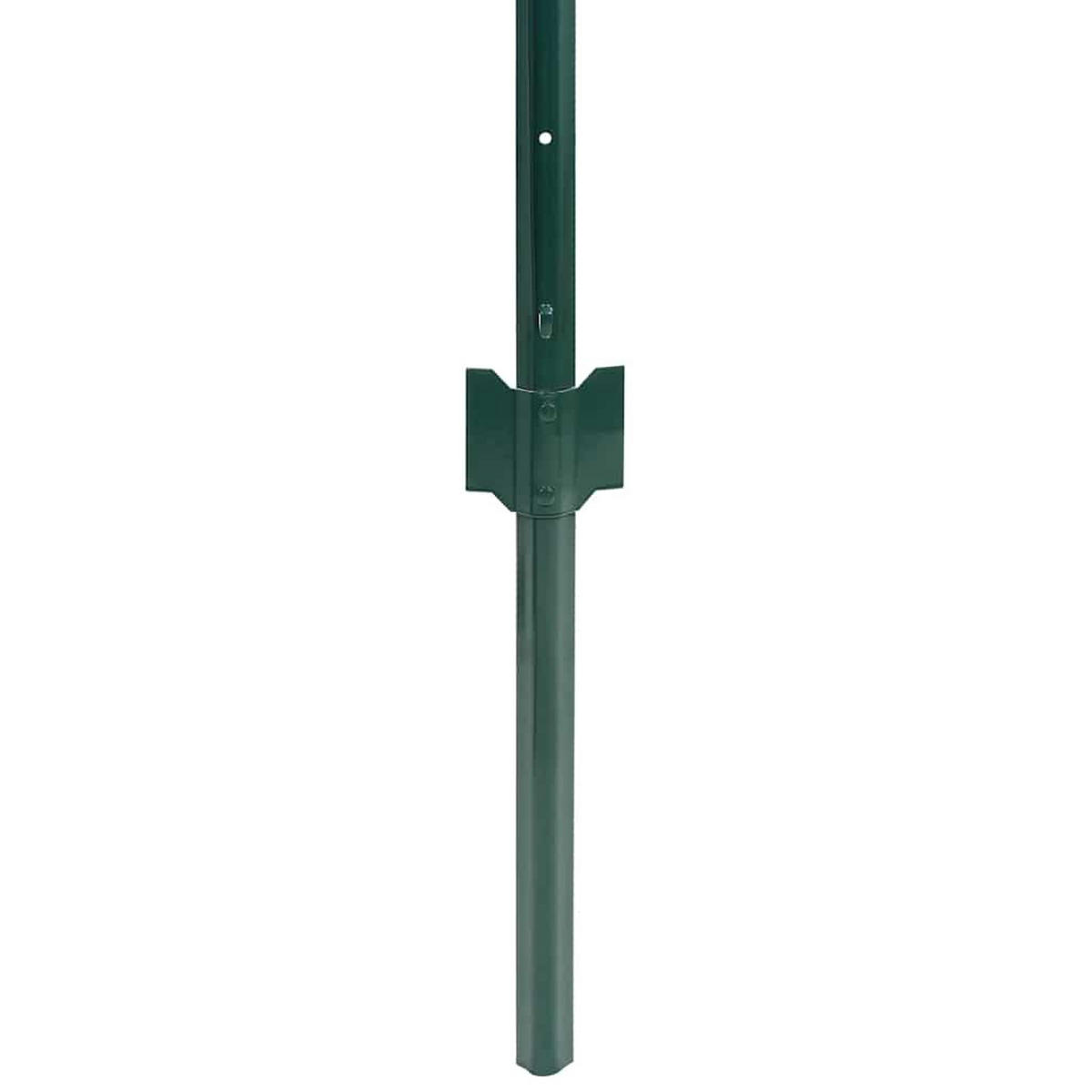 METALLZAUN Stahl 20/1,2 M Grün - Grün, Metall (3/120cm) - vidaXL