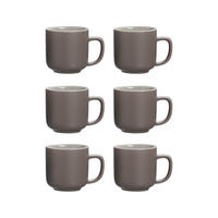 ESPRESSOTASSEN Jasper taupe 100 ml 6er Set - Taupe, Keramik (0.1L) - Ritzenhoff Breker