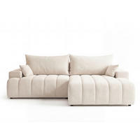 ECKSOFA Caleo Creme Rechts - Creme, Holz/Textil (270/170cm) - Graingold