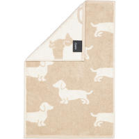GÄSTETUCH WE LOVE DOGS 6246 NATUR-BEIGE - 33 - Beige, Textil (30/50cm) - Cawoe
