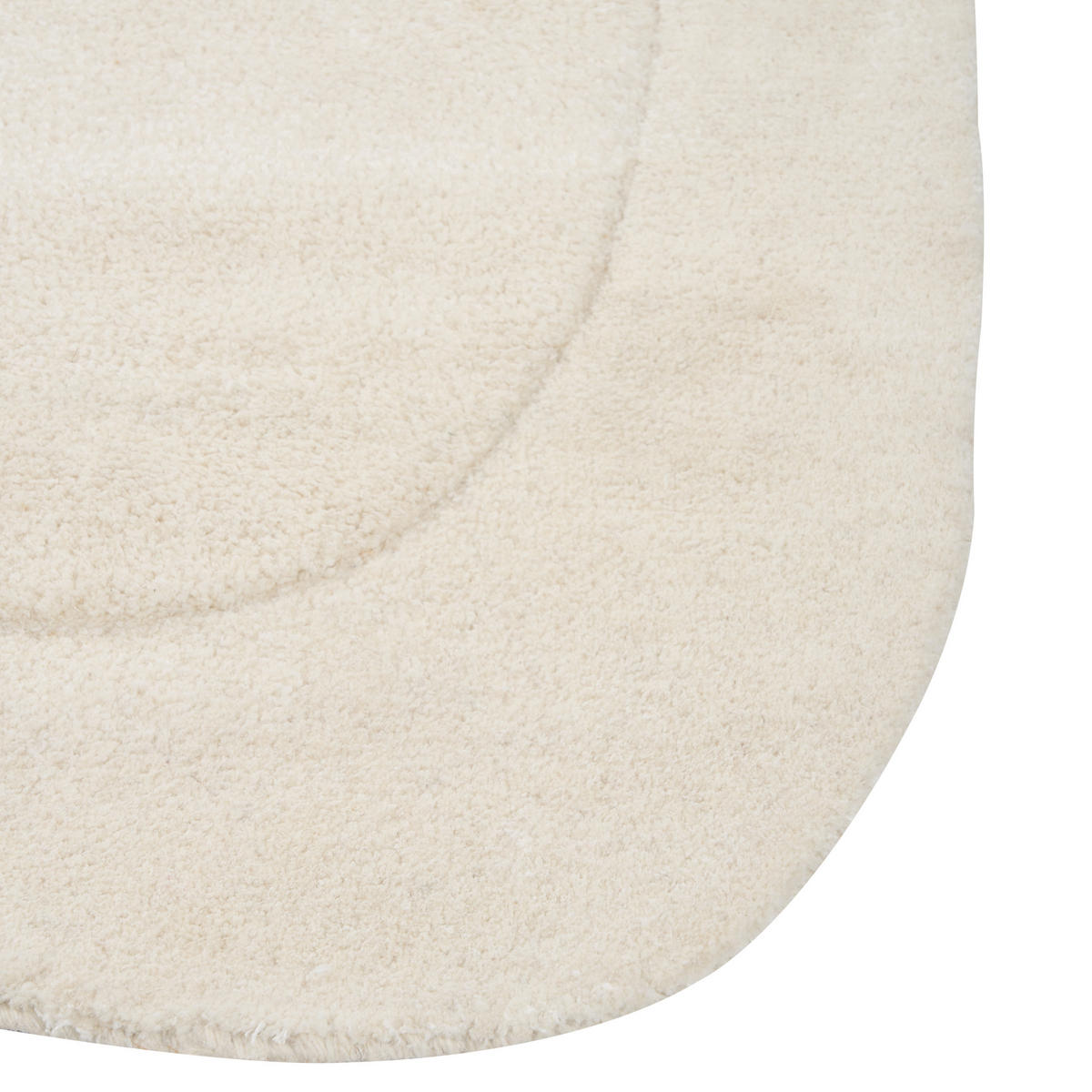 KURZFLOR-TEPPICH Beige 80/250 cm Berani - Beige, Textil (80/250cm) - Beliani